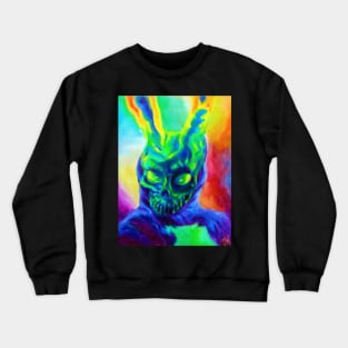 Burn His House Down Acrylic Painting Crewneck Sweatshirt